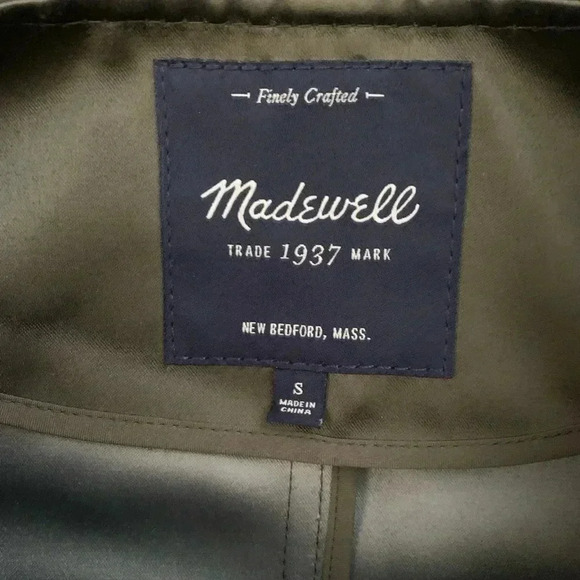 Madewell Women’s ArmyGreen Jacket Size Small - Picture 5 of 7